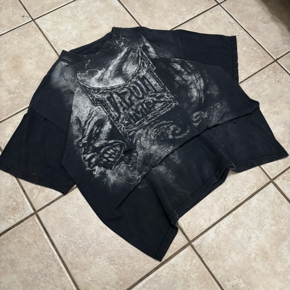 Vintage 00s grunge y2k tapout emo skater aop streetwear tee